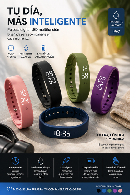 Pulsera Inteligente LED
